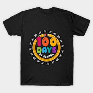 100th Day of School Teacher and Student T-Shirt